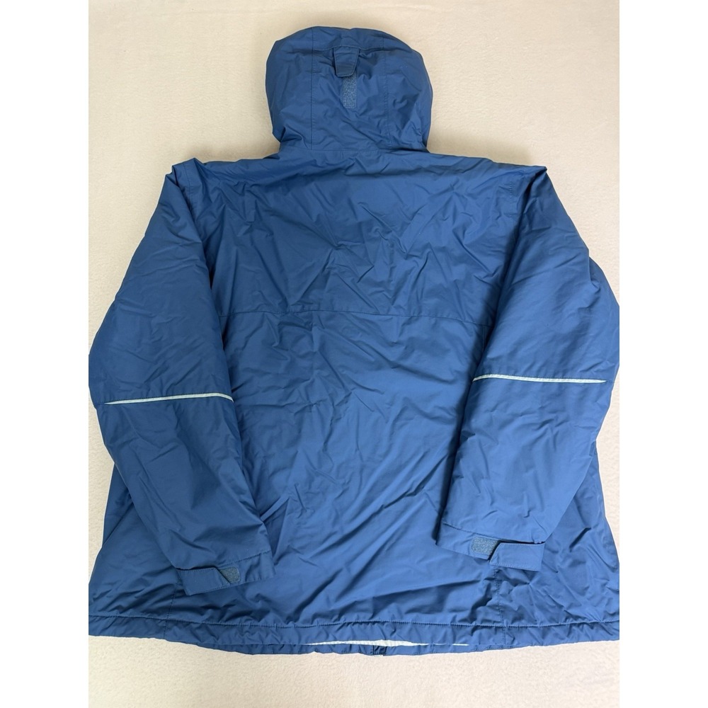 Columbia Thermal Coil Hooded Jacket Women's 3X Blue Winter Coat Insulated - Picture 11 of 12
